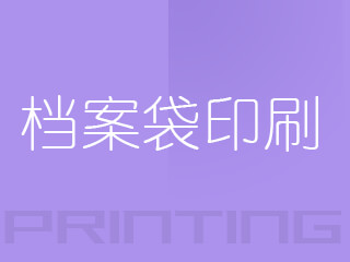 广州档案袋印刷